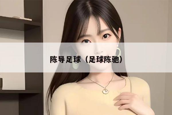 陈导足球（足球陈驰）